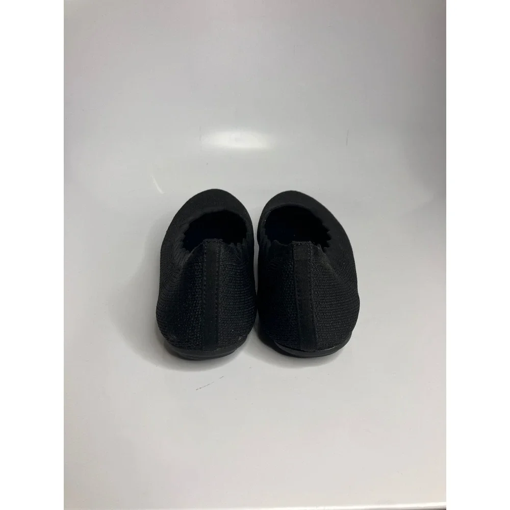 Skechers Cleo 2.0 Love Spell Flats Womens 9 Black Excellent Stretch Fit Knit